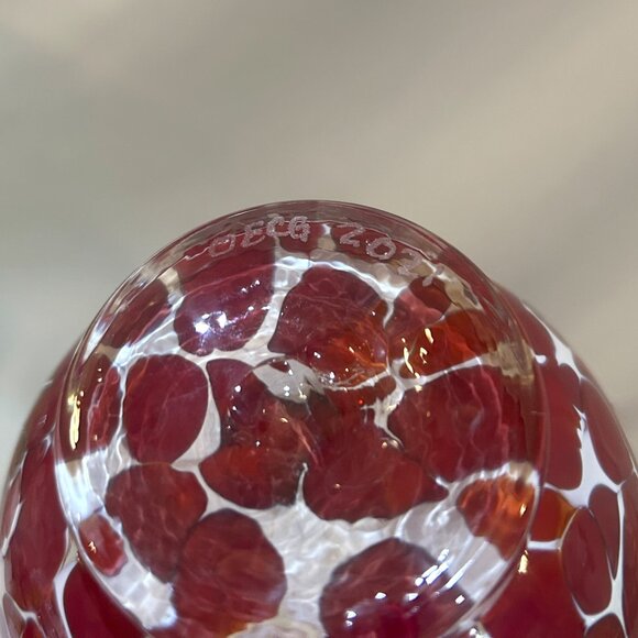 One Eared Cow Glass OECG 2021 Stemless Wine Glass Splash Red White - Picture 7 of 7